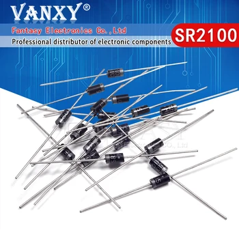 

50PCS SCHOTTKY DIODE SR2100 2A 100V DO-15 DIP