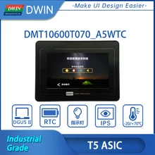 DWIN – écran tactile LCD TFT 7 pouces, IPS 1024x600, Module UART LCM intelligent, couleurs 65K, qualité industrielle