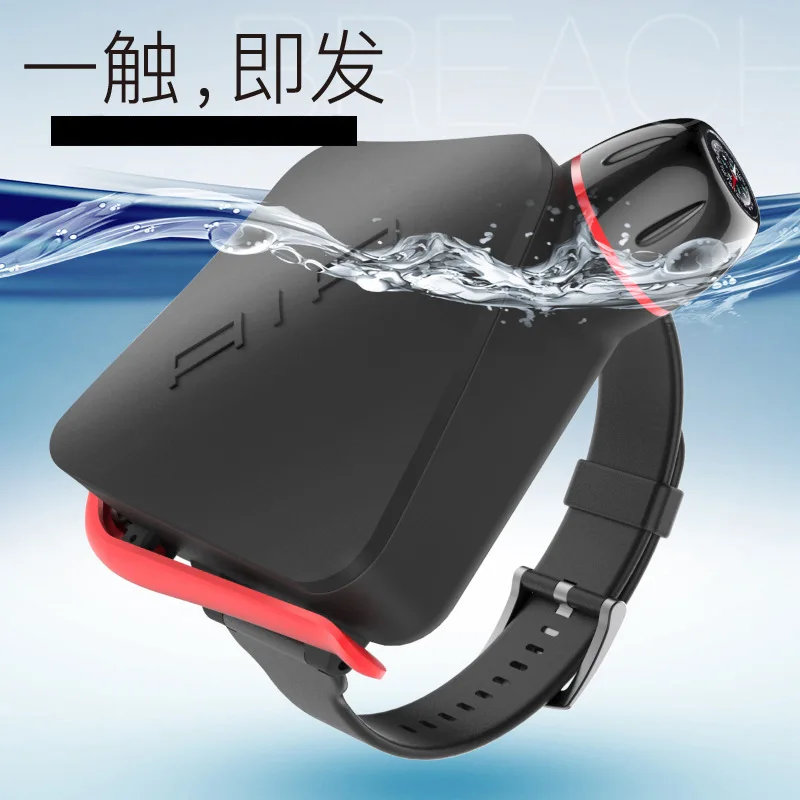

New Products Surfing CAT Surfing Cat Inflatable Self-rescue Bracelet Automatic Wrist Strap Air Bag Underwater Swimming
