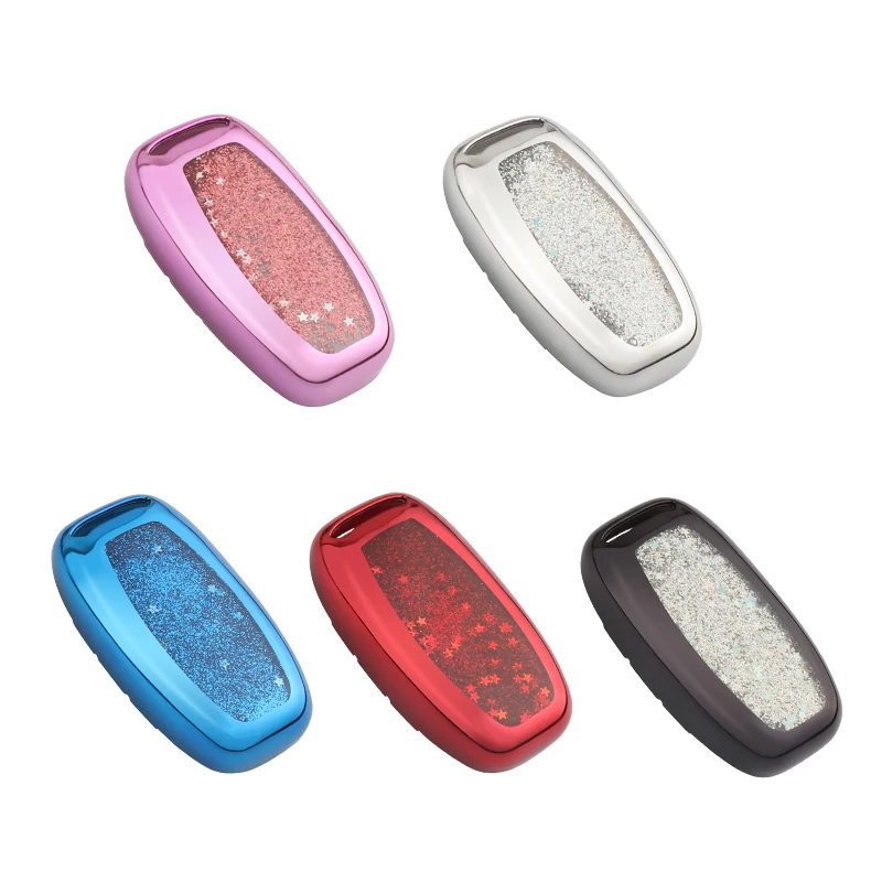 Quicksand Car Key Case For Audi A4 New A4L A5 A6L QT S5 S7 Q7 TTS Cover Fully Shell Remote Protector | Автомобили и мотоциклы
