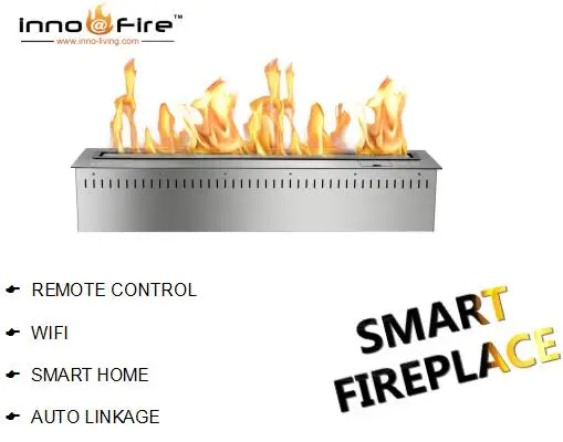 

Inno-Fire 36 inch intelligent home decor electric bruciatore bioetanolo