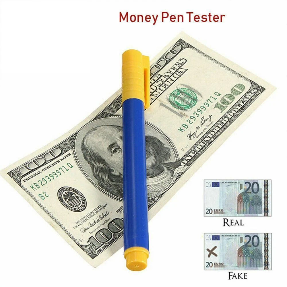 High Capacity Counterfeit Fake Bank Note Money Testing Pen Tester Fake