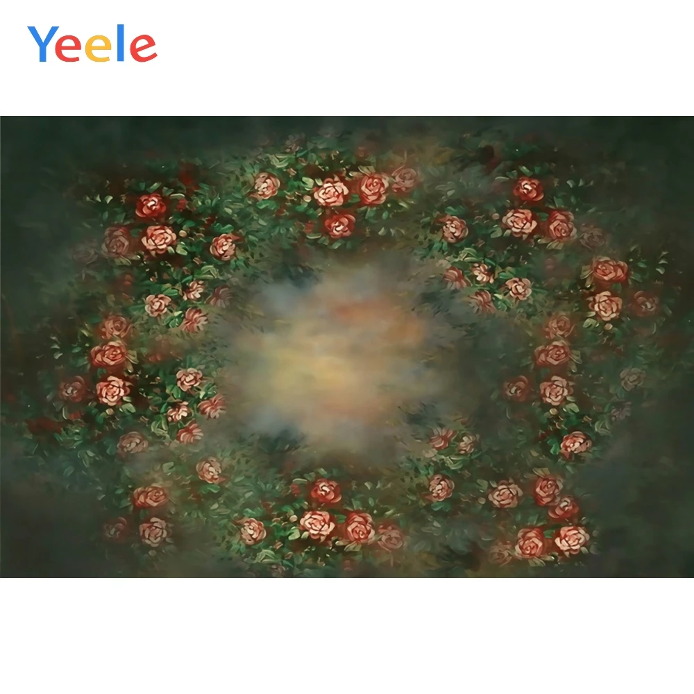 

Retro Flower Grass Wall Newborn Baby birthday Party Backdrop Photography Custom Photographic Background For Photo Studio