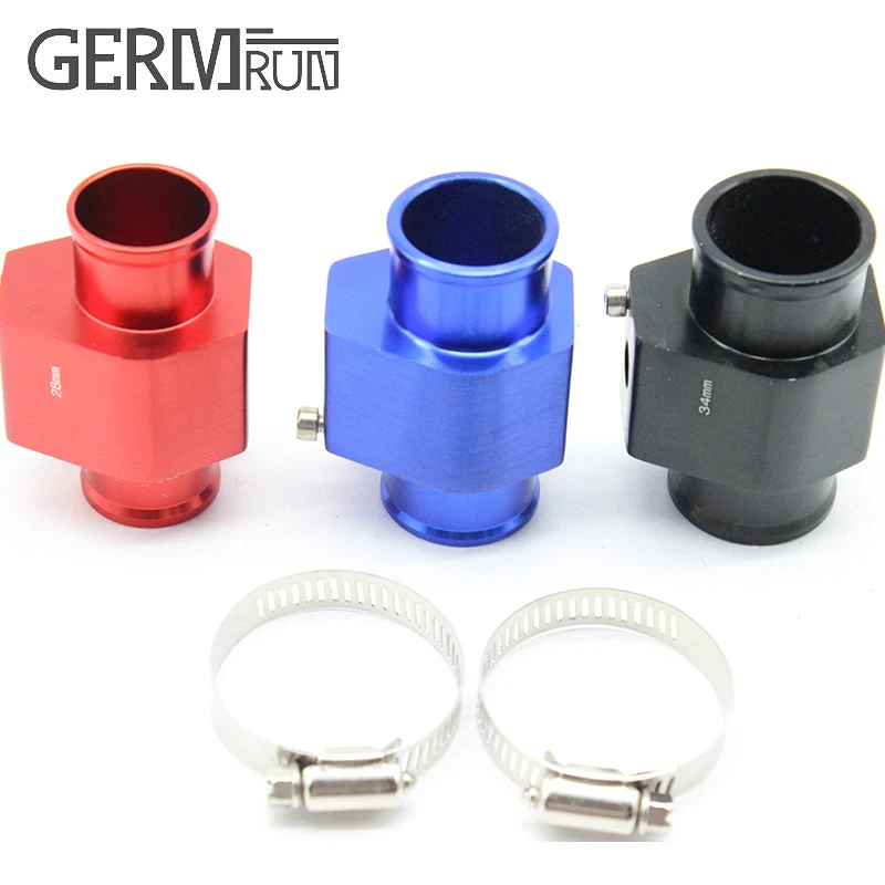 Red 34MM Water Temperature Sensor Adapter Radiator Hose 1/8 NPT TEMP Hose Red 34MM Water Temperature Sensor Adapter Radiator Hose 1/8 NPT TEMP Hose