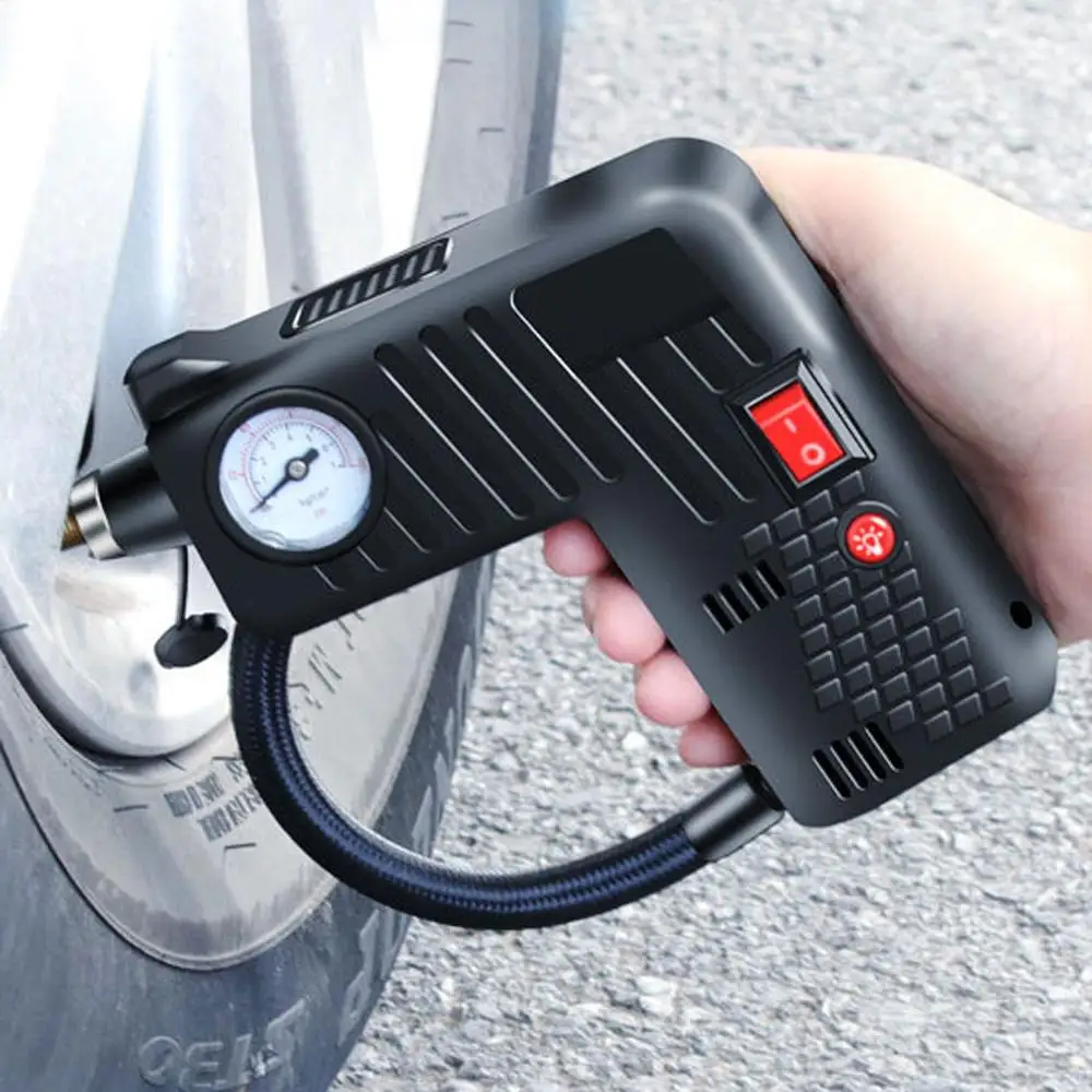 

Multifunctional 12V Portable Air Inflator Compressor Pump Tire Safety Compressor Cordless For Motorcycle Electric Auto Car Bike