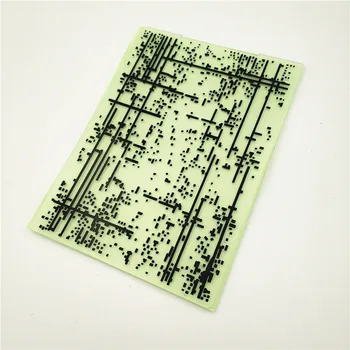 

10.5x14.5cm dashed maze Embossing folders Plastic bump Scrapbooking DIY Template Fondant indentation Cake Photo Album Card Make