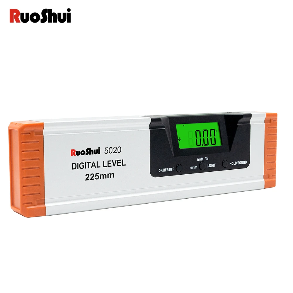 Digital Protractor Electronic Level Vertical Horizontal Bubble LCD High