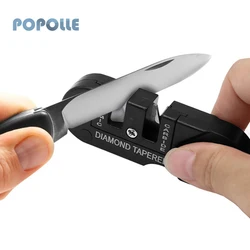 Mini affûteur de couteaux en acier au tungstène, outil d'affûtage de couteaux à Angle fixe, Portable, Camping de plein air, chasse, affûteur de couteaux réparateur 