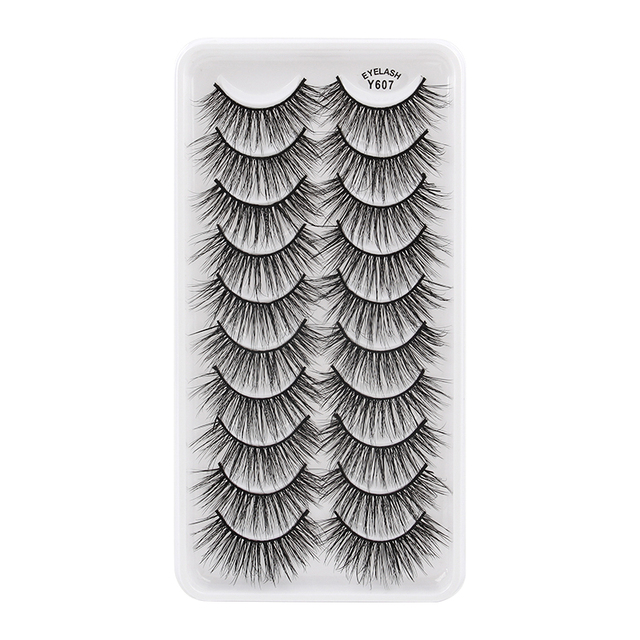 Pair 3D Mink Lashes Natural Eyelash Dramatic False Eyelashes Faux Cils Makeup Wholesale Fake Eyelash Extension maquiagem