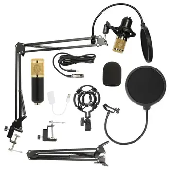 

Professional Condenser Audio 3.5mm Wired BM800 Studio Microphone Vocal Recording KTV Jack microfone Karaoke mic for Computer PC