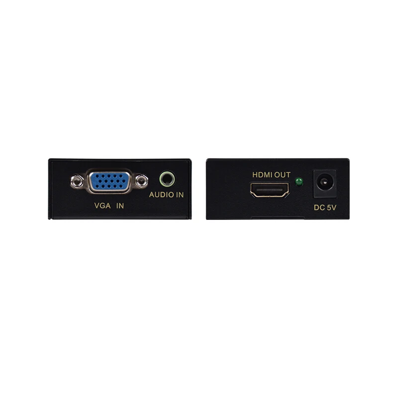 VGA audio to HDMI video converter audio sync output VGA input HDMI output computer monitor HD 4