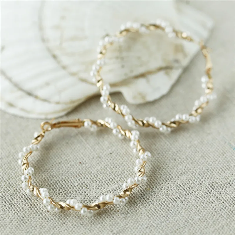 Новые модные золотые серьги-кольца для женщин и девушек, длинные кисточки, маленькие большие серьги кольца, набор, женские серьги, богемные ювелирные изделия, подарки - Окраска металла: 050043