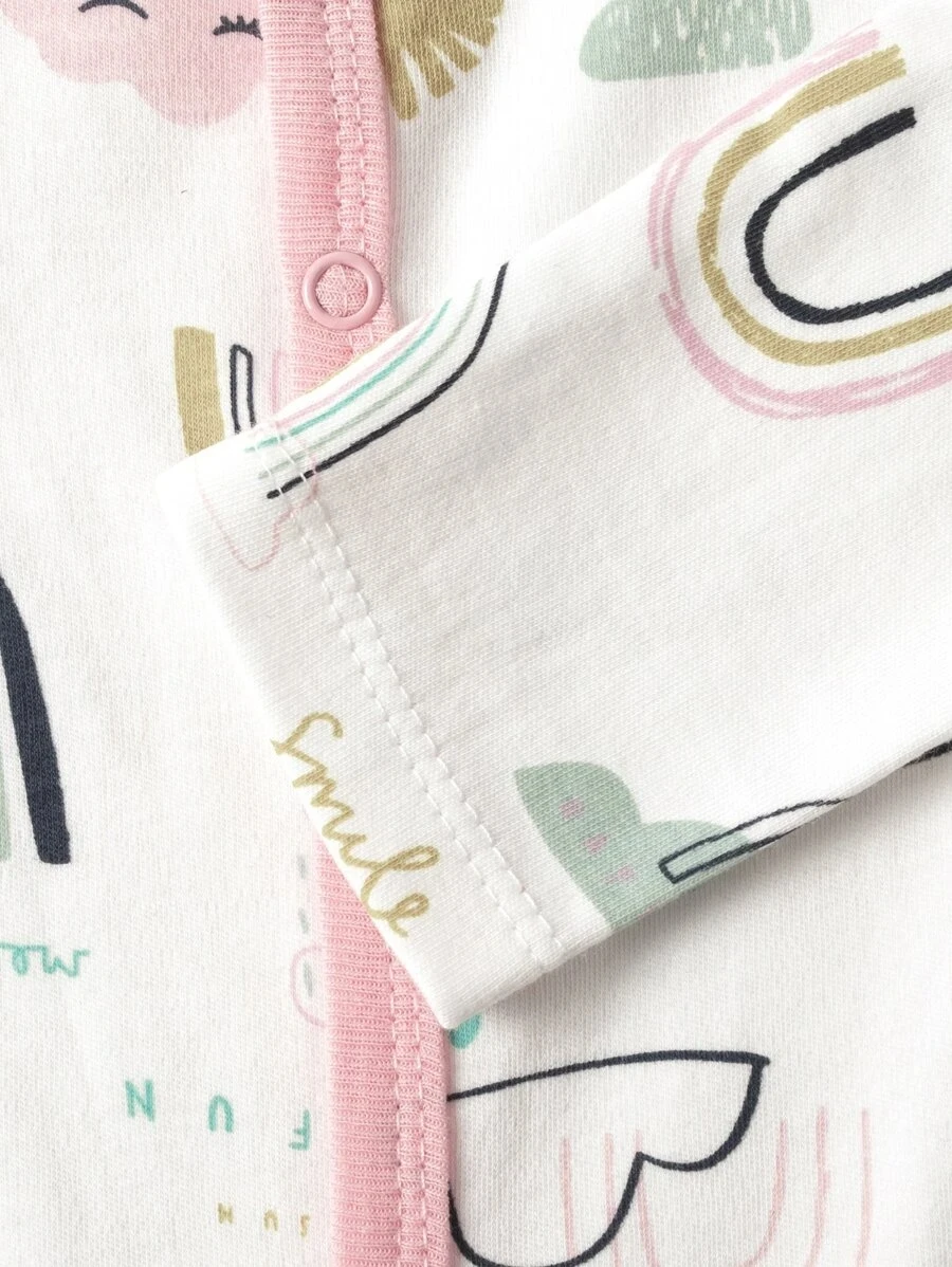 Jumpsuit Newborn Autumn Winter Boys And Girls Cotton Cartoon Fashion Footed Pajama Infant Sleepsuit Newborn Baby Clothes Baby Clothes Baby Sleepsuit