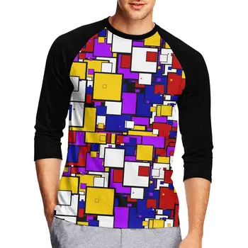 

NOISYDESIGNS Fashion Men's T-shirt Long Sleeves Casual Home Clothing Colorful Abstract Printing Male Top Tee Camiseta Masculina