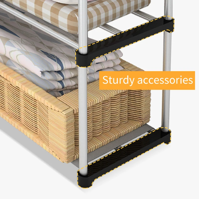 COSTWAY Cloth Wardrobe For clothes Fabric Folding Portable Closet Storage Cabinet Bedroom Home Furniture armario ropero muebles