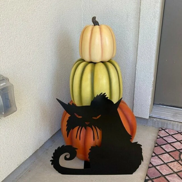 Decoracion Jardin Külső Dühös Macska Dekoráció Vas Sziluettek Kerti Dísz Beltéri Kültéri Дада Сада - Image 4