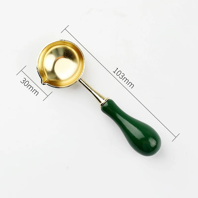 Stainless Steel Wax Spoon Retro Wax Seal Spoon Sealing Wax Spoon Stamps For Scrapbooking Wax Seal Stamp Spoon 