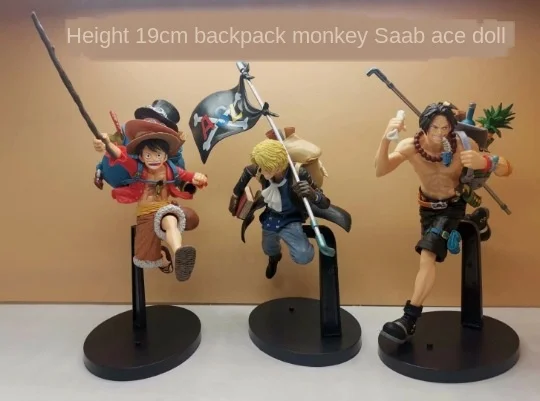 Цельный рюкзак King Running Tpoe Luffy Ace Saab Garage Kit кукла украшение модель | Игрушки и хобби