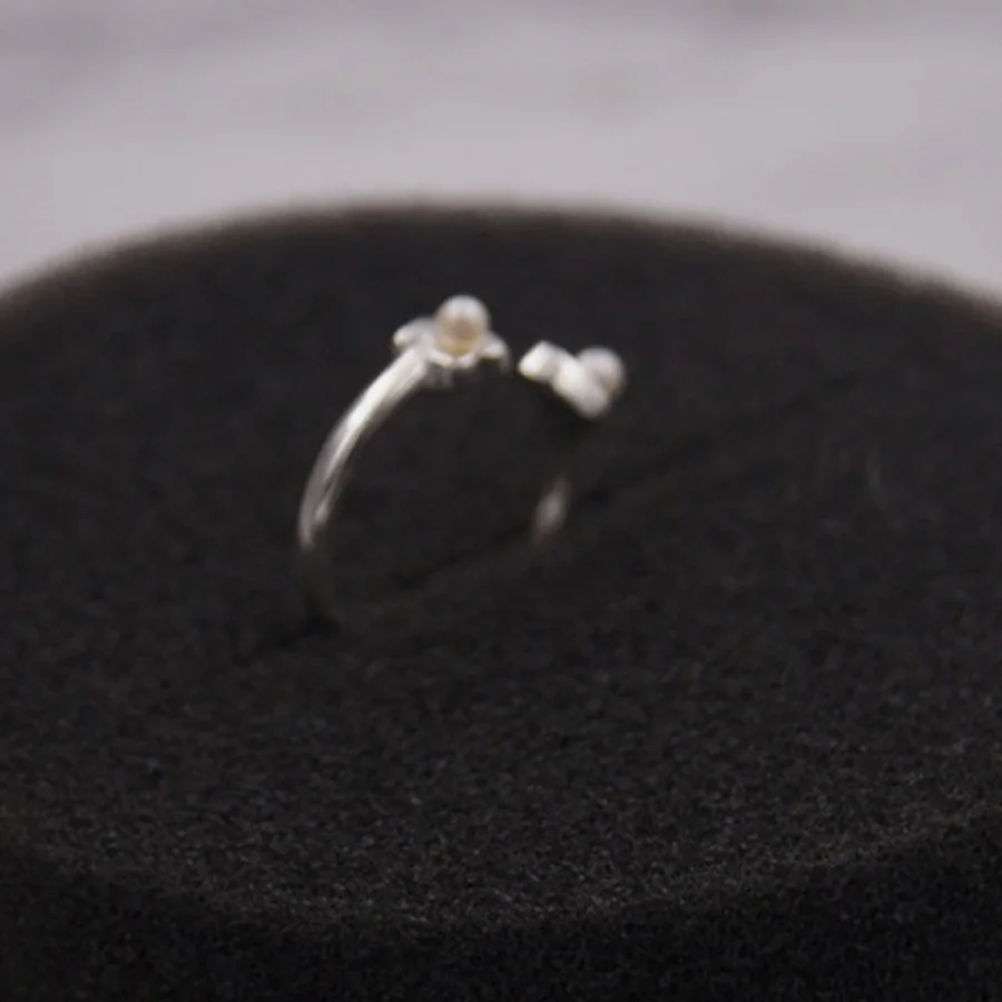 Бренд чистое серебро 925 пробы камень жемчужные кольца для женщин Anillos Plata 925 Para Mujer модные ювелирные кольца оптом - Цвет основного камня: C812405510