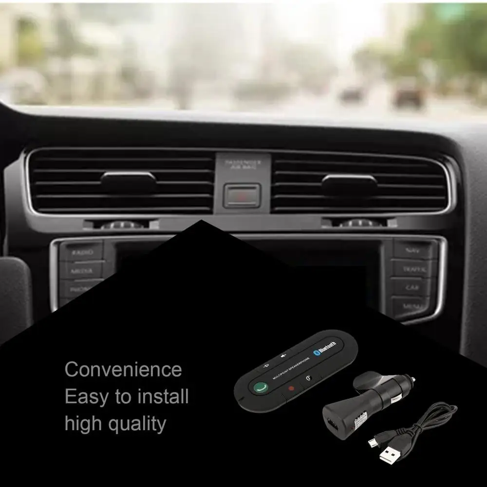 Автомобильный козырек бортовой Громкая связь автомобильный телефон Hands Free портативные беспроводные наушники автомобильный козырек бортовой