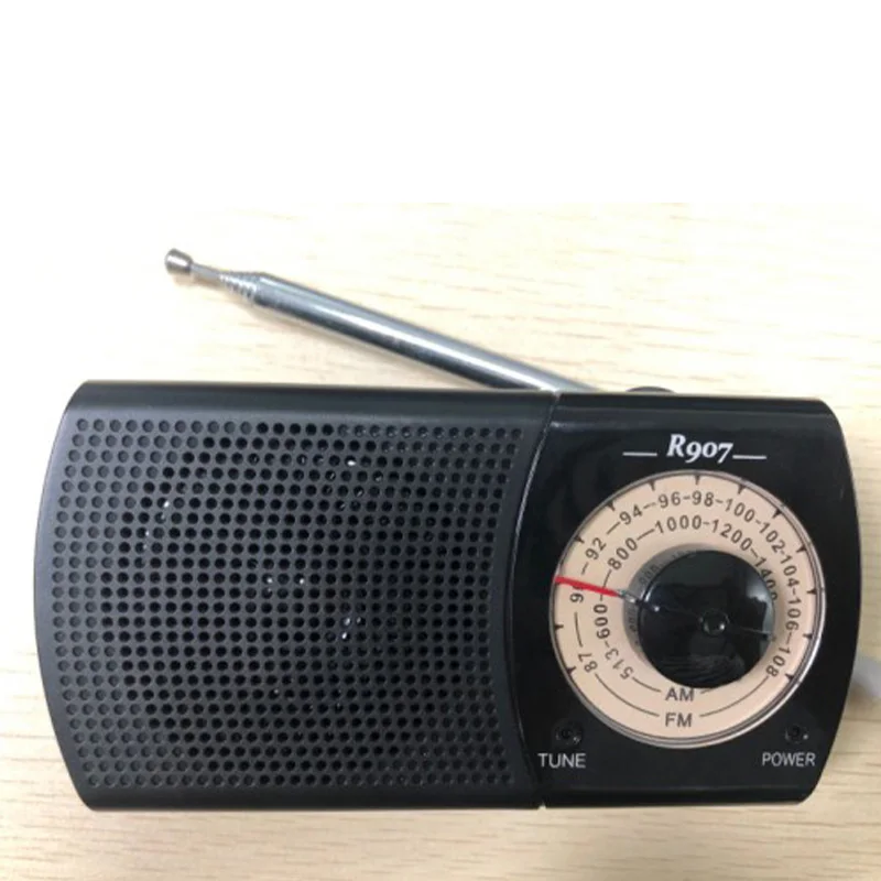 Portable AM FM Radio Pocket with Headphone Jack Best Reception Battery Operated By 2 AA Battery Not Included 