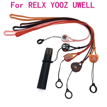 

Cartoon Silicone Leather POD VAPE Necklace lanyard Silicone Ring For IQOS Uwell Nord Zero Relx VINCI Pod VAPE