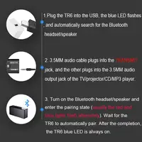 מחשב נייד Bluetooth 5.0 מתאם אודיו משדר BT כונס מיני סטריאו Bluetooth Dongle אלחוטי מתאם עבור מחשב PC נייד USB חדש (5)