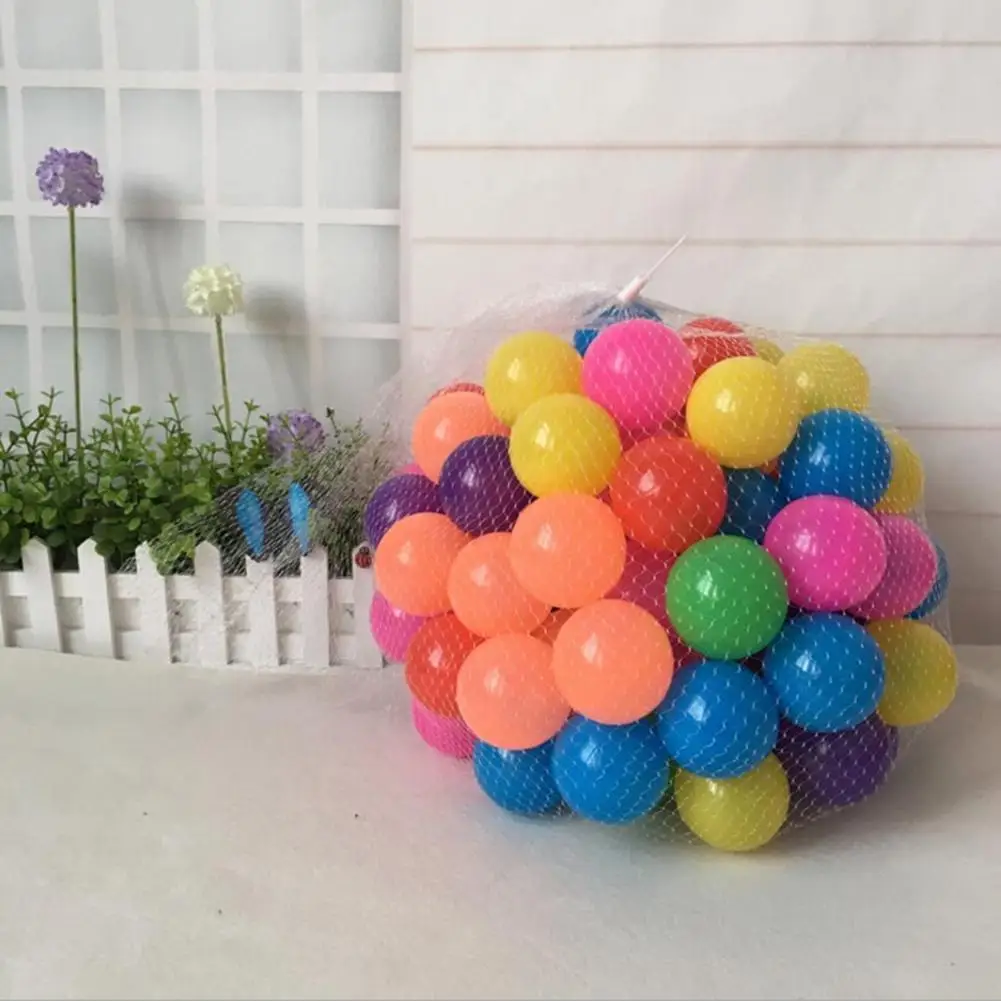 50 100pcs Lot Eco-Friendly Soft Plastic Water Pool Ocean Wave Swim Colorful Small Balls For Kids Playing | Игрушки и хобби