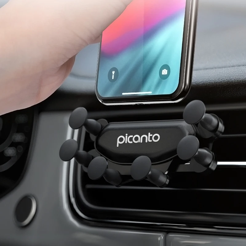 Car Interior Air Vent Clip Mount No Magnetic Mobile Phone Holder for KIA Picanto 2017 2018 2019 Accessories | Автомобили и