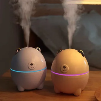 

220ML Mini Ultrasonic Air Humidifier Romantic Soft Light USB Essential Oil Diffuser Car Purifier Aroma Anion Mist Maker