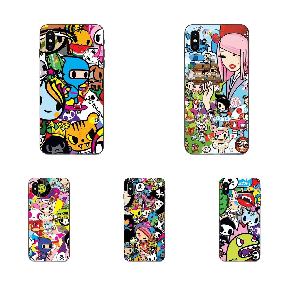 Мягкий чехол из ТПУ для Apple iPhone 4 4s 5 5S SE 6 6S 7 8 Plus X XS Max XR Cute Japan Tokidoki японский