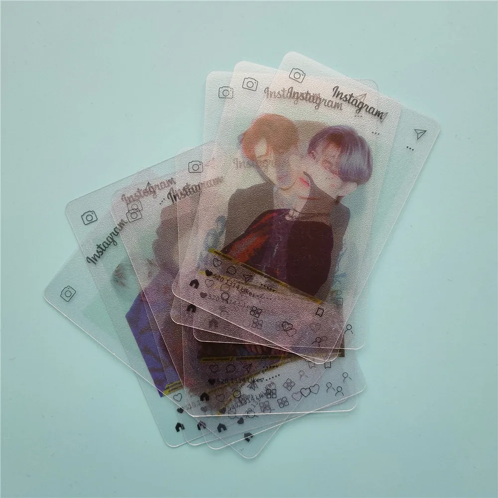 Ateez Instagram Transparent Photo Cards