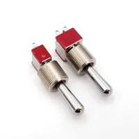 SH T80-T Z1 Series Large Long Handle 12mm Panel Mount Mini Toggle Switch 5A 125VAC - Image 3