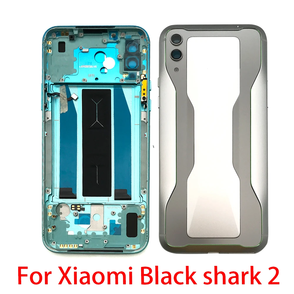 Per Xiaomi Mi Black Shark 2 Skw-H0 Custodia Per Porta Posteriore Custodia Posteriore Per Batteria Coperchio Posteriore Con Chiave Di Alimentazione Lat