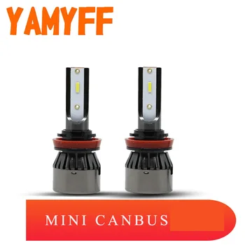 

2PCS Mini Canbus Car Headlight H7 LED H4 H1 H11 H8 H9 LED Bulb 16000LM No Error Auto Fog Lights Lamp for High End Car Light 12V
