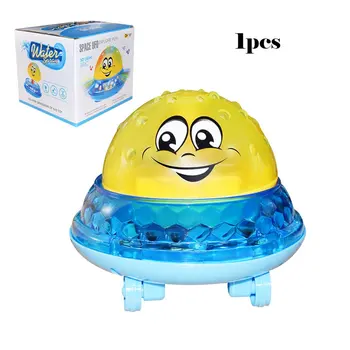 

Infant Children Cartoon Toy Ball Electric Induction Water Jet Ball Light Music Toy Ball Baby Bathroom Play Water Bath Toy