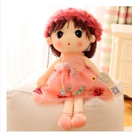 Kawaii Милая принцесса-фея цветы плюшевые игрушки, Стич кукла Peluche Juguetes Brinquedos детские спальные подушки для девочек подарок на день рождения