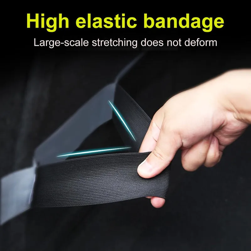 

Car Organizer Trunk Storage Nylon Belt Fixing Tape Sticky Tape Fixing Bandage Bracket Sticker Strap Fastener For Car Accessories