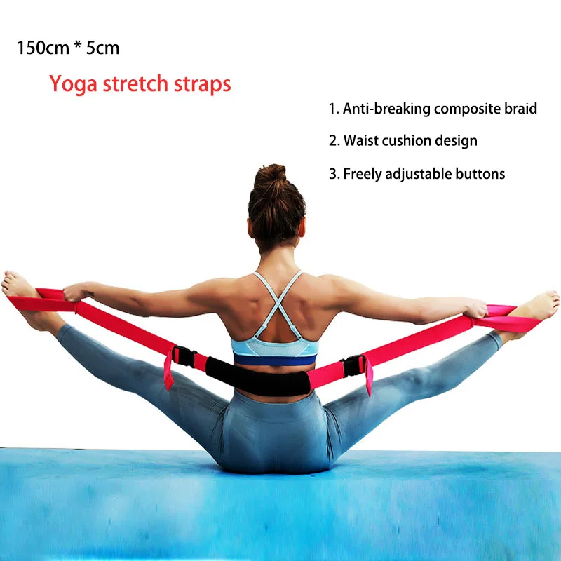 Adjustable Yoga Waist Strap Stretch For Sport Tools Yoga Strap Fitness Stretch 