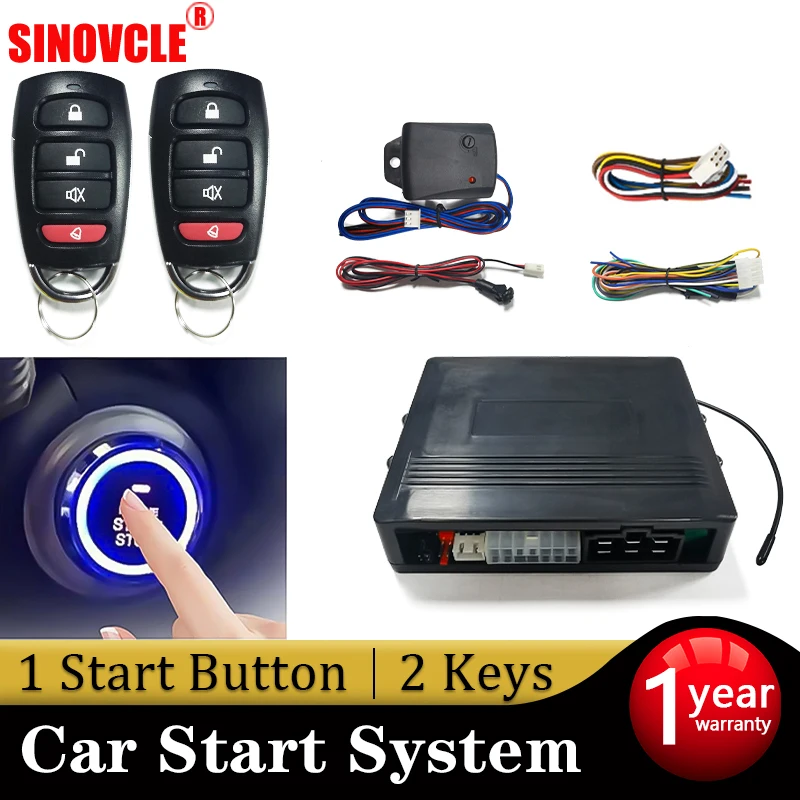 Hippcron Car Alarm Remote Control Car Keyless Entry Engine Start