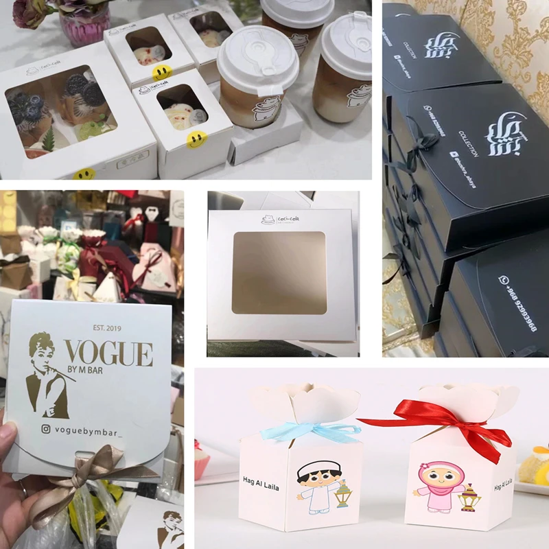 Customized Candy Cookie Cake Gift Bags – Kraft and Holding Bags with Logo Printing for ... - SKU PGB11592 - UGI Packaging