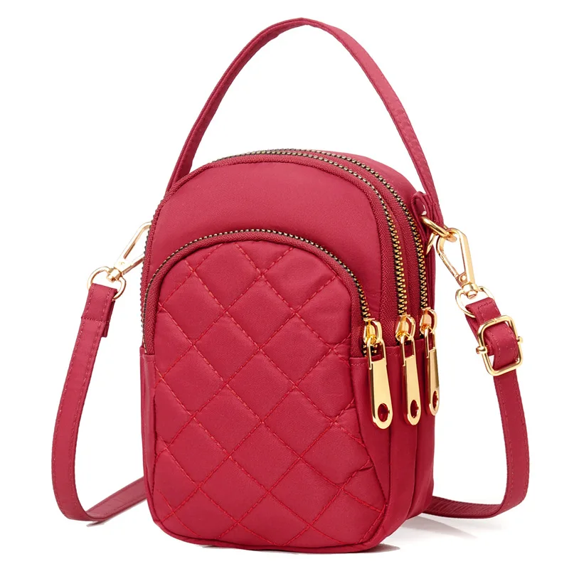 

Rhombus Car Suture WOMEN'S Bag 2019 New Style Mom Multi-Purpose One-Shoulder Cross-body Small Cloth Bag Shopping Phone Coin Purs
