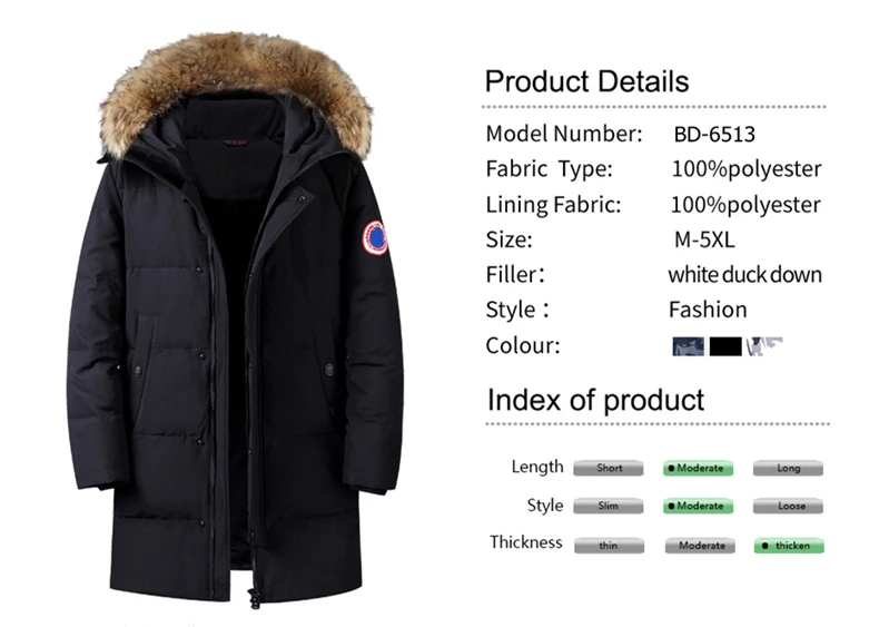 Canada down jackets men's