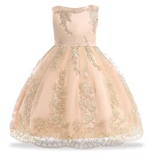 Кружевное платье принцессы для маленьких девочек; элегантные Детские праздничные платья для девочек; свадебное платье; детское рождественское платье для девочек; костюм