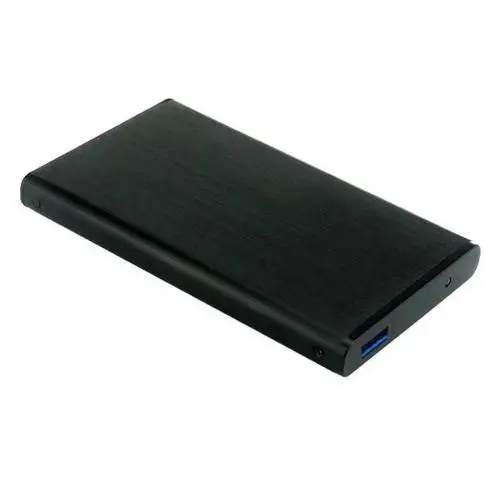 Черный USB3.0 корпуса переносного жесткого диска 2,5 дюймов SATA твердотельный накопитель hdd адаптер корпуса жесткого диска 5 Гбит/с Тетрадь SSD жесткий диск коробка - Цвет: Черный