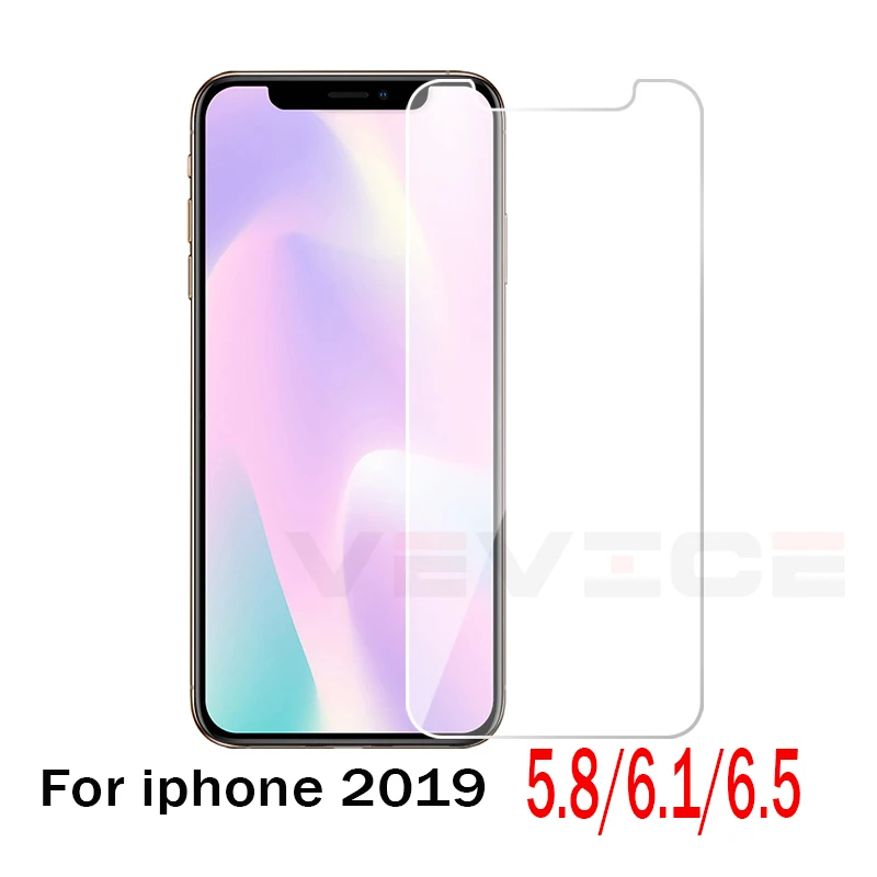 

For iPhone 11 2019 5.8 6.1 6.5 inch XS Max X 7 8 Plus XR XS Front Screen Protective Film Glass For iPhone 11 Pro Max Glass