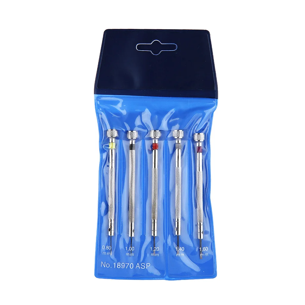 Delicacy 5-in-One Profession Repair Watch Dismount Small Set Disassembly Precision Tool Kit Manufacturers Wholesale Tool