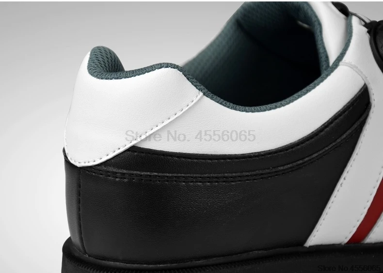 Мужская обувь для гольфа из натуральной кожи, противоскользящие водонепроницаемые кроссовки, дышащая обувь для гольфа для активного отдыха, кружевная обувь D0608