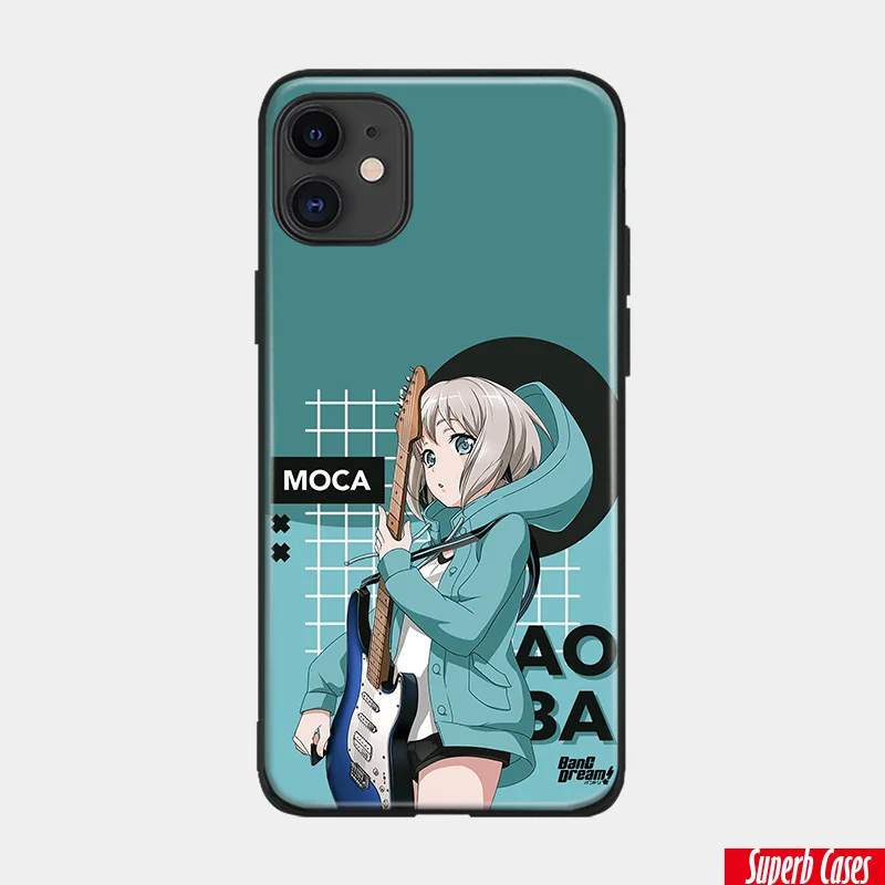 Мягкий силиконовый чехол для телефона Aoba Moca Bang dream iPhone SE 6 6S 7 8 Plus X XR XS 11 12 mini Pro Max |