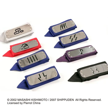 

Brdwn Naruto Killer Bee Gaara Zabuza Kimimaro Ohnoki Orochimaru Kimimaro Official Authorization Cosplay Ninja Headband Hairwear